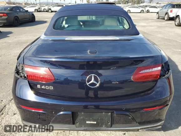 2018 Mercedes-Benz E-Class E 400 with VIN WDD1K6FB8JF028708, listed as a Copart auction lot 85162154 with 19,914 mi miles and Salvage Title. Bid and sale history available at carsss.com. Image 6.