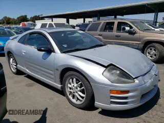 2001 Mitsubishi Eclipse with VIN 4A3AC54H91E179908, listed as a Copart auction lot 62297754 with 116,639 mi miles and Salvage Title. Bid and sale history available at DreamBid. Image 4.