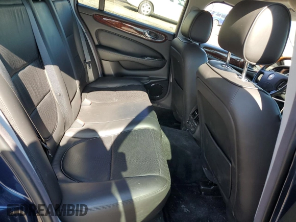 2008 Jaguar XJ with VIN SAJWA71B68SH28202, listed as a Copart auction lot 46217165 with 36,724 mi miles and Salvage Title. Bid and sale history available at carsss.com. Image 10.