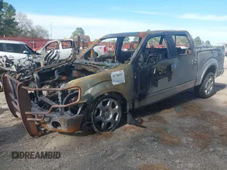 2014 Ford F-150 XL with VIN 1FTFW1ET5EFC50565, listed as a IAAI auction lot 41798267 with 1 mi miles. Bid and sale history available at carsss.com. Image 2.