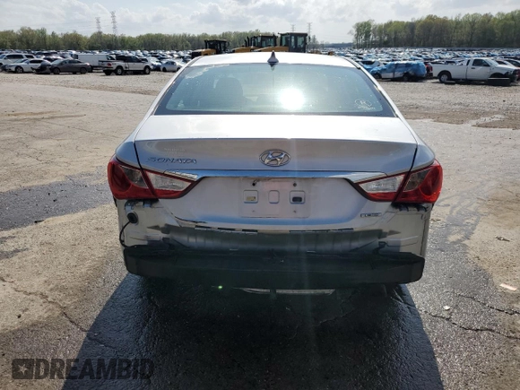 2011 Hyundai Sonata SE with VIN 5NPEC4AC1BH124653, listed as a Copart auction lot 51954955 with 168,283 mi miles and Salvage Title. Bid and sale history available at carsss.com. Image 6.