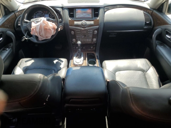 2017 Nissan Armada Platinum z VIN JN8AY2ND0H9008549, wystawiony jako Copart lot #56767515 z przebiegiem 60 152 mil mil oraz Szkoda całkowita • Salvage title. Historia ofert i sprzedaży dostępna na DreamBid. Obrazek 8.