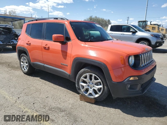 2018 Jeep Renegade Latitude with VIN ZACCJABB6JPJ26712, listed as a Copart auction lot 52112045 with 135,684 mi miles and Salvage Title. Bid and sale history available at carsss.com. Image 4.