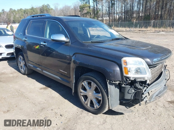 2016 GMC Terrain SLT z VIN 2GKFLUE37G6335127, wystawiony jako IAAI lot #41428090 z przebiegiem 95 693 mil mil oraz . Historia ofert i sprzedaży dostępna na DreamBid. Obrazek 1.