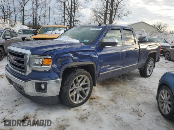 2014 GMC Sierra 1500 SLT with VIN 1GTV2VEC6EZ229799, listed as a Copart auction lot 44700455 with 186,031 mi miles and Salvage Title. Bid and sale history available at carsss.com. Image 1.