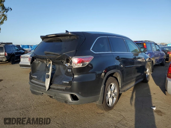 2016 Toyota Highlander Hybrid Limited with VIN 5TDDCRFH0GS019973, listed as a Copart auction lot 43811134 with 112,461 mi miles. Bid and sale history available at carsss.com. Image 3.