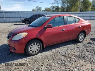 2014 Nissan Versa SV with VIN 3N1CN7AP9EL843193, listed as a Copart auction lot 79597814 with 183,308 mi miles and Salvage Title. Bid and sale history available at DreamBid. Image 1.