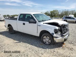 2009 Ford F-150 STX with VIN 1FTRX12W39KB38126, listed as a Copart auction lot 50437915 with 195,040 mi miles and Salvage title. Bid and sale history available at DreamBid. Image 4.