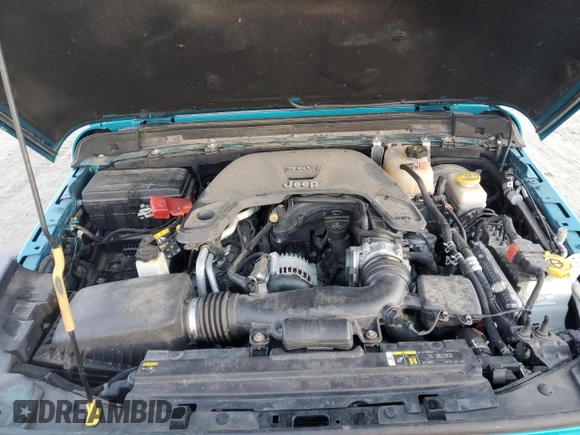 2020 Jeep Wrangler Unlimited Sport Altitude z VIN 1C4HJXDG1LW277726, wystawiony jako Copart lot #46754635 z przebiegiem 101 392 mil mil oraz Szkoda całkowita • Salvage title. Historia ofert i sprzedaży dostępna na DreamBid. Obrazek 11.