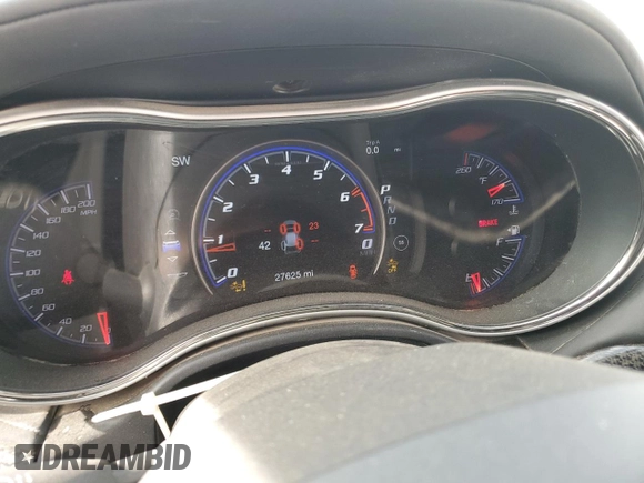 2018 Jeep Grand Cherokee Trackhawk with VIN 1C4RJFN96JC377074, listed as a Copart auction lot 53305975 with 27,625 mi miles and Salvage title. Bid and sale history available at DreamBid. Image 9.