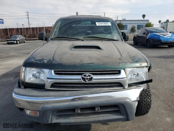 2001 Toyota 4Runner SR5 with VIN JT3GN86R810202398, listed as a Copart auction lot 52943665 with 78,852 mi miles and Salvage Title. Bid and sale history available at carsss.com. Image 5.