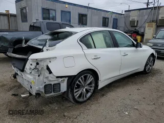 2018 Infiniti Q50 Sport z VIN JN1EV7AP9JM362031, wystawiony jako Copart lot #53579505 z przebiegiem 57 217 mil mil oraz Szkoda całkowita • Salvage title. Historia ofert i sprzedaży dostępna na DreamBid. Obrazek 3.