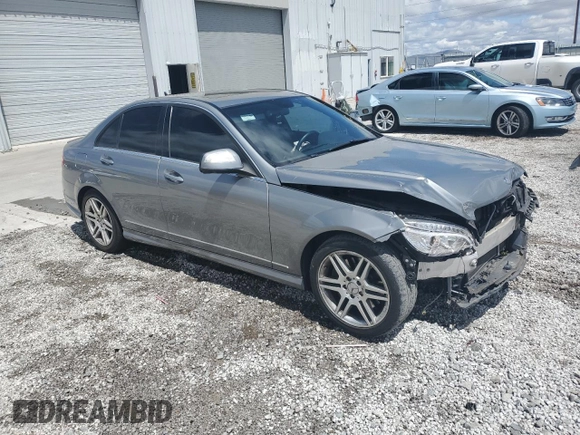 2008 Mercedes-Benz C 350 Sport with VIN WDDGF56X88F066440, listed as a Copart auction lot 57126625 with 99,033 mi miles and Salvage title. Bid and sale history available at DreamBid. Image 4.