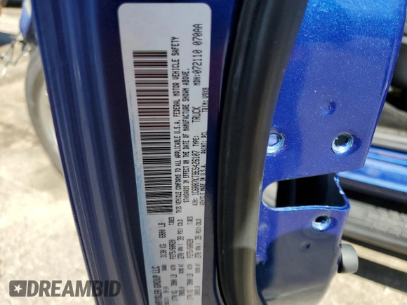 2014 Ram 1500 Express with VIN 1C6RR7KT9ES426107, listed as a Copart auction lot 51944515 with 105,634 mi miles and Salvage Title. Bid and sale history available at carsss.com. Image 12.