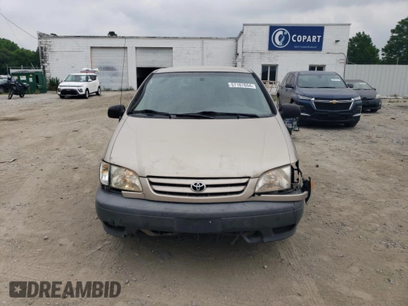2001 Toyota Sienna CE with VIN 4T3ZF19C21U337517, listed as a Copart auction lot 57107654 with 199,496 mi miles and Salvage Title. Bid and sale history available at carsss.com. Image 5.