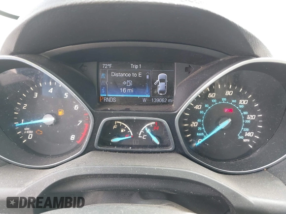 2013 Ford Escape SE with VIN 1FMCU0G95DUC62418, listed as a IAAI auction lot 42081461 with 139,062 mi miles. Bid and sale history available at carsss.com. Image 7.