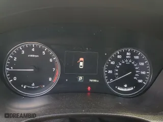 2015 Hyundai Genesis 3.8L with VIN KMHGN4JE7FU049937, listed as a Copart auction lot 50612825 with 79,720 mi miles and Salvage Title. Bid and sale history available at carsss.com. Image 9.