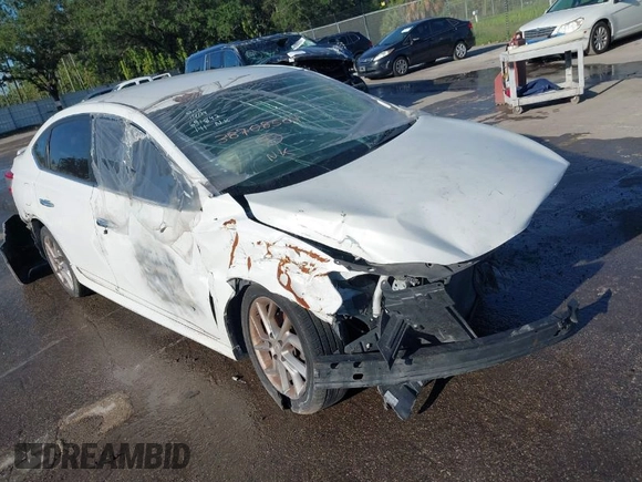 2015 Nissan Sentra SR with VIN 3N1AB7AP0FY305244, listed as a IAAI auction lot 38708504 with Not Provided miles and . Bid and sale history available at DreamBid. Image 1.