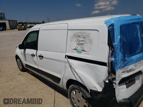 2019 Ford Transit Connect XL with VIN NM0LS7E24K1405248, listed as a Copart auction lot 56296995 with Not provided miles and Salvage title. Bid and sale history available at DreamBid. Image 2.