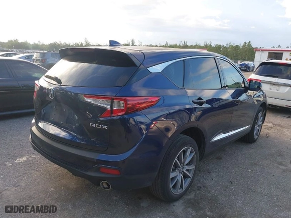 2020 Acura RDX w/Technology Pkg with VIN 5J8TC1H54LL002493, listed as a IAAI auction lot 40520274 with 42,183 mi miles. Bid and sale history available at carsss.com. Image 4.