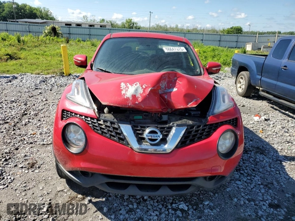 2015 Nissan Juke SV with VIN JN8AF5MVXFT557323, listed as a Copart auction lot 56647975 with Not provided miles and Clean title. Bid and sale history available at DreamBid. Image 5.