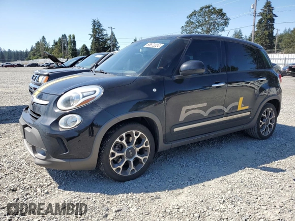 2014 FIAT 500L Trekking with VIN ZFBCFADH5EZ011227, listed as a Copart auction lot 65873224 with 110,266 mi miles and Clean Title. Bid and sale history available at carsss.com. Image 1.