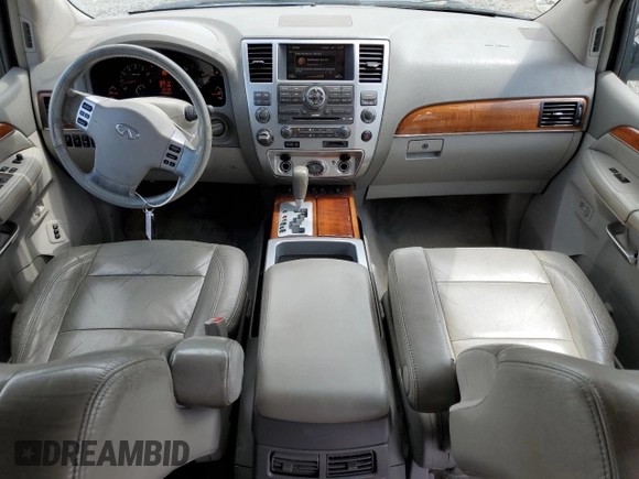 2010 Infiniti QX56 with VIN 5N3ZA0NC5AN900522, listed as a Copart auction lot 66495564 with 149,324 mi miles and Salvage Title. Bid and sale history available at carsss.com. Image 8.