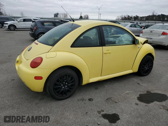 2001 Volkswagen Beetle GLS with VIN 3VWCK21C81M460224, listed as a Copart auction lot 48404615 with 150,992 mi miles and Salvage Title. Bid and sale history available at DreamBid. Image 3.