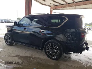 2021 Infiniti QX80 SENSORY with VIN JN8AZ2BF6M9716835, listed as a Copart auction lot 63874874 with 46,912 mi miles and Non Repairable. Bid and sale history available at carsss.com. Image 2.