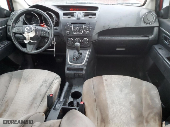 2014 Mazda Mazda5 Sport with VIN JM1CW2BL7E0167817, listed as a Copart auction lot 42651595 with 88,801 mi miles and Salvage Title. Bid and sale history available at carsss.com. Image 8.