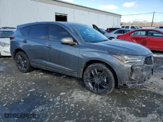 2023 Acura RDX w/A-Spec Package with VIN 5J8TC2H67PL023536, listed as a Copart auction lot 87268614 with 19,972 mi miles and Salvage Title. Bid and sale history available at carsss.com. Image 4.