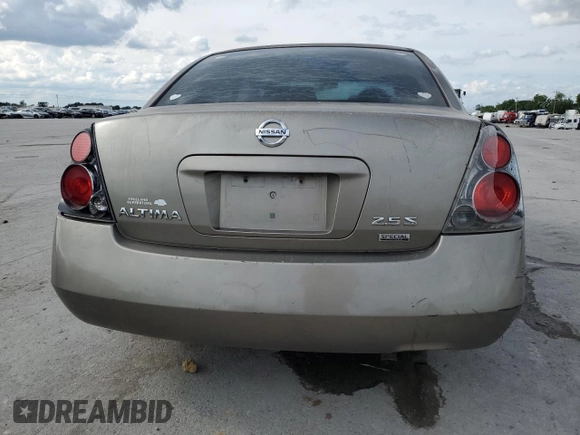 2006 Nissan Altima S with VIN 1N4AL11D16C183750, listed as a Copart auction lot 58472775 with Not provided miles and Clean title. Bid and sale history available at DreamBid. Image 6.