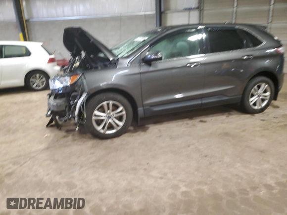 2017 Ford Edge Titanium with VIN 2FMPK4K95HBC40176, listed as a Copart auction lot 51177635 with 96,936 mi miles and Salvage Title. Bid and sale history available at carsss.com. Image 1.