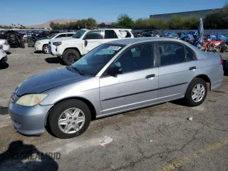 2004 Honda Civic VP with VIN 2HGES16394H619190, listed as a Copart auction lot 56435475 with 76,932 mi miles and Salvage title. Bid and sale history available at DreamBid. Image 1.