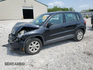 2010 Volkswagen Tiguan S with VIN WVGAV7AX9AW518290, listed as a Copart auction lot 54831645 with 104,925 mi miles and Salvage title. Bid and sale history available at DreamBid. Image 1.