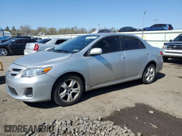 2011 Toyota Corolla L with VIN JTDBU4EEXBJ096841, listed as a Copart auction lot 53802015 with 152,510 mi miles and Salvage Title. Bid and sale history available at carsss.com. Image 1.