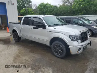 2010 Ford F-150 XL with VIN 1FTEW1C81AKB37935, listed as a Copart auction lot 62644595 with 185,465 mi miles and Salvage title. Bid and sale history available at DreamBid. Image 4.