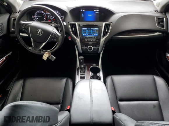 2015 Acura TLX with VIN 19UUB1F37FA010497, listed as a Copart auction lot 62029345 with 182,675 mi miles and Salvage title. Bid and sale history available at DreamBid. Image 8.
