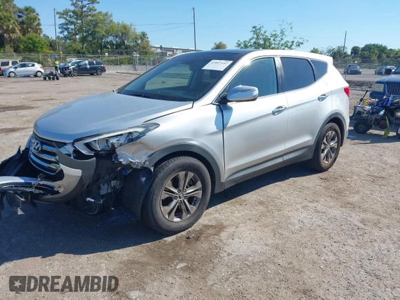 2014 Hyundai Santa Fe Sport with VIN 5XYZU3LB8EG126876, listed as a IAAI auction lot 41897147 with 93,516 mi miles. Bid and sale history available at carsss.com. Image 17.