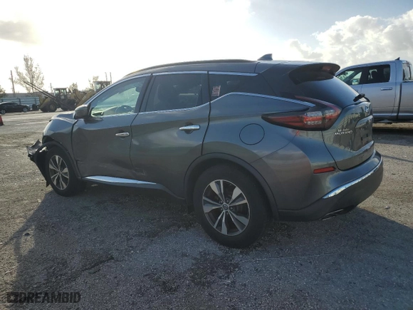 2019 Nissan Murano SL with VIN 5N1AZ2MJ5KN127983, listed as a Copart auction lot 78324444 with 53,284 mi miles and Non Repairable. Bid and sale history available at carsss.com. Image 2.