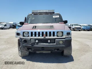 2005 Hummer H2 SUV with VIN 5GRGN23U25H109190, listed as a Copart auction lot 49460795 with 191,199 mi miles and Salvage Title. Bid and sale history available at carsss.com. Image 5.
