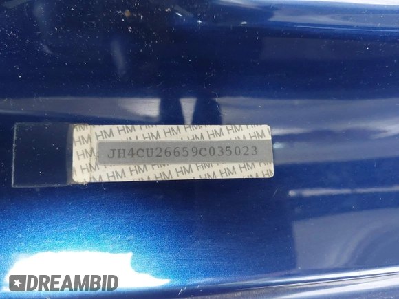 2009 Acura TSX z VIN JH4CU26659C035023, wystawiony jako IAAI lot #42433763 z przebiegiem 145 356 mil mil oraz . Historia ofert i sprzedaży dostępna na DreamBid. Obrazek 12.