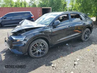 2019 Audi Q8 Prestige z VIN WA1FVAF18KD020259, wystawiony jako Copart lot #58041275 z przebiegiem 61 053 mil mil oraz Tytuł czysty. Historia ofert i sprzedaży dostępna na DreamBid. Obrazek 1.
