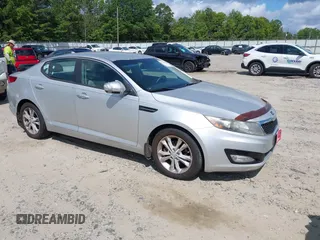 2013 Kia Optima EX with VIN 5XXGN4A7XDG120413, listed as a IAAI auction lot 42756581 with 174,242 mi miles and . Bid and sale history available at DreamBid. Image 1.