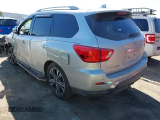 2020 Nissan Pathfinder Platinum with VIN 5N1DR2DM2LC608777, listed as a IAAI auction lot 41707833 with 144,366 mi miles. Bid and sale history available at carsss.com. Image 3.