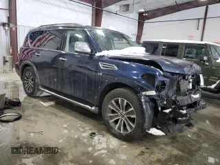 2020 Nissan Armada SL with VIN JN8AY2NC5L9621959, listed as a Copart auction lot 87372274 with 91,532 mi miles and Salvage Title. Bid and sale history available at carsss.com. Image 4.