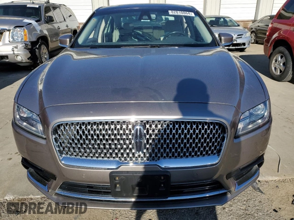 2020 Lincoln Continental Standard with VIN 1LN6L9PKXL5601903, listed as a Copart auction lot 82810864 with 0 mi miles and Salvage Title. Bid and sale history available at carsss.com. Image 5.