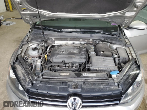 2015 Volkswagen Golf TSI S z VIN 3VW217AU1FM043491, wystawiony jako Copart lot #52776705 z przebiegiem 72 039 mil mil oraz Szkoda całkowita • Salvage title. Historia ofert i sprzedaży dostępna na DreamBid. Obrazek 11.