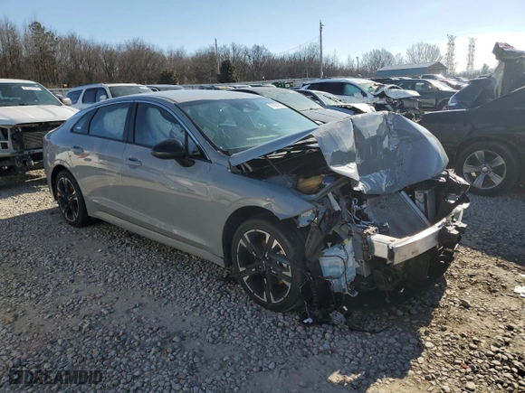 2022 Kia K5 GT-Line with VIN 5XXG64J27NG161469, listed as a Copart auction lot 87688605 with 37,150 mi miles and Salvage Title. Bid and sale history available at carsss.com. Image 4.