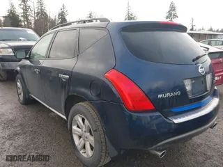 2006 Nissan Murano SL with VIN JN8AZ08W86W535607, listed as a IAAI auction lot 41754643 with 172,691 mi miles. Bid and sale history available at carsss.com. Image 3.